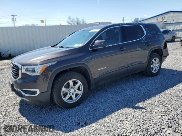 2018 GMC Acadia SLE with VIN 1GKKNRLS6JZ147761, listed as a Copart auction lot 54181325 with 101,345 mi miles and Salvage title. Bid and sale history available at DreamBid. Image 1.