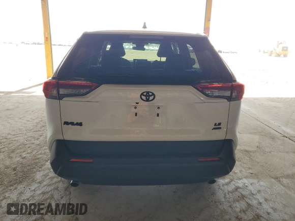 2024 Toyota RAV4 LE with VIN 2T3F1RFV6RW471268, listed as a Copart auction lot 60220465 with 18,457 mi miles and Salvage title. Bid and sale history available at DreamBid. Image 6.