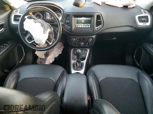 2019 Jeep Compass Latitude with VIN 3C4NJDBB7KT849802, listed as a Copart auction lot 73224754 with 46,263 mi miles and Salvage Title. Bid and sale history available at DreamBid. Image 8.