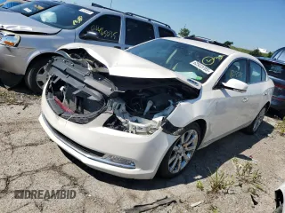 2014 Buick LaCrosse Leather with VIN 1G4GB5G34EF209358, listed as a Copart auction lot 62923785 with 104,558 mi miles and Clean title. Bid and sale history available at DreamBid. Image 1.