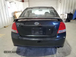 2009 Kia Spectra EX with VIN KNAFE221595027222, listed as a Copart auction lot 71863644 with Not Provided miles and Clean Title. Bid and sale history available at carsss.com. Image 6.