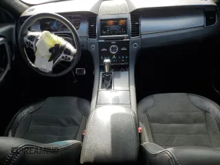 2015 Ford Taurus SHO with VIN 1FAHP2KT0FG116130, listed as a Copart auction lot 46403495 with 122,811 mi miles and Salvage title. Bid and sale history available at DreamBid. Image 8.