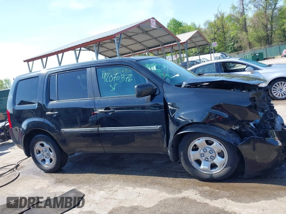 2014 Honda Pilot LX with VIN 5FNYF4H29EB043405, listed as a IAAI auction lot 42070376 with 139,356 mi miles and . Bid and sale history available at carsss.com. Image 13.