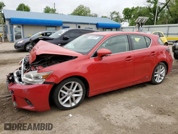 2014 Lexus CT 200h z VIN JTHKD5BHXE2198660, wystawiony jako Copart lot #54880225 z przebiegiem 100 061 mil mil oraz Szkody całkowita. Historia ofert i sprzedaży dostępna na DreamBid. Obrazek 1.