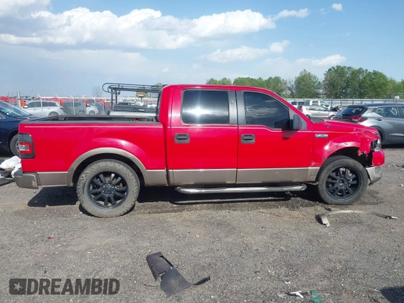 2005 Ford F-150 XLT with VIN 1FTPW12585KE04249, listed as a IAAI auction lot 41983950 with 212,289 mi miles. Bid and sale history available at carsss.com. Image 13.