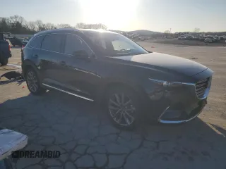 2021 Mazda CX-9 Carbon Edition with VIN JM3TCBDY3M0520450, listed as a Copart auction lot 42595065 with 40,434 mi miles and Salvage title. Bid and sale history available at DreamBid. Image 4.