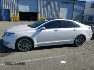 2014 Lincoln MKZ Hybrid with VIN 3LN6L2LUXER807334, listed as a Copart auction lot 50414145 with 0 mi miles and Salvage Title. Bid and sale history available at carsss.com. Image 1.