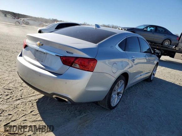 2018 Chevrolet Impala Premier with VIN 2G1125S39J9141183, listed as a Copart auction lot 47232315 with 150,917 mi miles and Salvage Title. Bid and sale history available at DreamBid. Image 3.