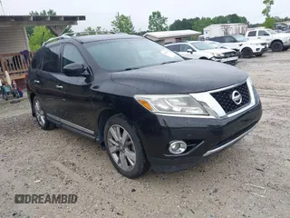 2013 Nissan Pathfinder SL z VIN 5N1AR2MM4DC612575, wystawiony jako IAAI lot #42209619 z przebiegiem 127 093 mil mil oraz . Historia ofert i sprzedaży dostępna na DreamBid. Obrazek 1.