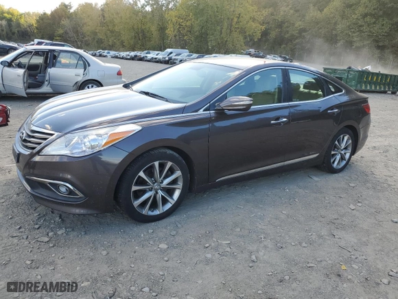 2015 Hyundai Azera with VIN KMHFG4JG1FA483280, listed as a Copart auction lot 75449214 with 126,291 mi miles and Clean Title. Bid and sale history available at carsss.com. Image 1.
