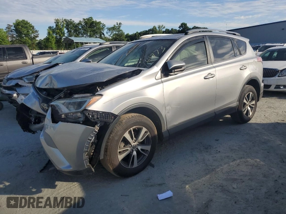 2018 Toyota RAV4 XLE with VIN JTMWFREV0JJ191707, listed as a Copart auction lot 57821575 with Not provided miles and Salvage title. Bid and sale history available at DreamBid. Image 1.