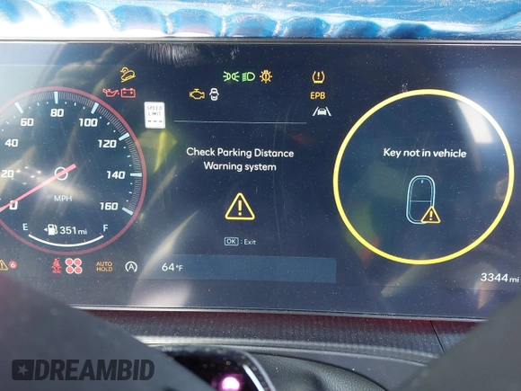 2024 Hyundai Santa Fe Calligraphy with VIN 5NMP54GL1RH041886, listed as a IAAI auction lot 41913393 with 3,344 mi miles and . Bid and sale history available at DreamBid. Image 7.