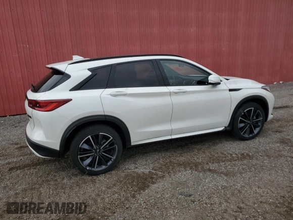 2024 Infiniti QX50 Sport with VIN 3PCAJ5FB1RF112330, listed as a Copart auction lot 72184384 with Not Provided miles and Non Repairable. Bid and sale history available at DreamBid. Image 3.