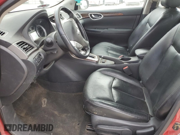 2013 Nissan Sentra SR with VIN 3N1AB7AP5DL659674, listed as a Copart auction lot 55461255 with Not Provided miles and Clean Title. Bid and sale history available at DreamBid. Image 7.