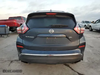 2017 Nissan Murano SL with VIN 5N1AZ2MG5HN183211, listed as a Copart auction lot 48859755 with 104,566 mi miles and Salvage Title. Bid and sale history available at carsss.com. Image 6.