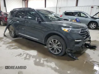 2023 Ford Explorer XLT with VIN 1FMSK8DH0PGB89490, listed as a Copart auction lot 52488425 with 174,498 mi miles and Salvage Title. Bid and sale history available at carsss.com. Image 4.