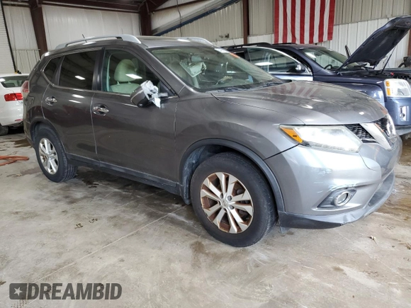2015 Nissan Rogue SL with VIN 5N1AT2MV1FC912684, listed as a Copart auction lot 54861815 with 172,143 mi miles and Clean Title. Bid and sale history available at carsss.com. Image 4.