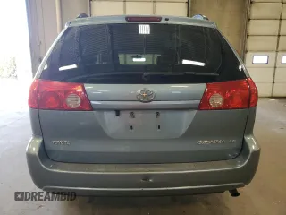 2007 Toyota Sienna CE with VIN 5TDZK23C47S082566, listed as a Copart auction lot 54126205 with 0 mi miles and Salvage Title. Bid and sale history available at carsss.com. Image 6.