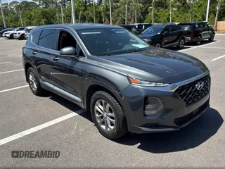 2019 Hyundai Santa Fe SE with VIN 5NMS23AD6KH135184, listed as a Copart auction lot 55706565 with 196,819 mi miles and Clean Title. Bid and sale history available at carsss.com. Image 1.