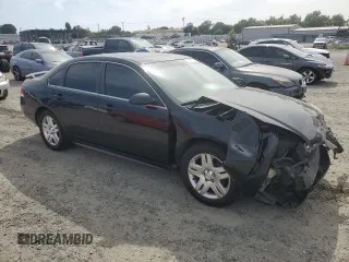 2013 Chevrolet Impala LT with VIN 2G1WG5E33D1111361, listed as a Copart auction lot 54895745 with 184,978 mi miles and Clean Title. Bid and sale history available at DreamBid. Image 4.