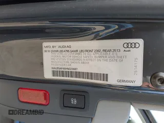 2017 Audi A4 Premium Plus z VIN WAUENAF46HN023687, wystawiony jako IAAI lot #41804603 z przebiegiem 117 020 mil mil oraz . Historia ofert i sprzedaży dostępna na DreamBid. Obrazek 9.