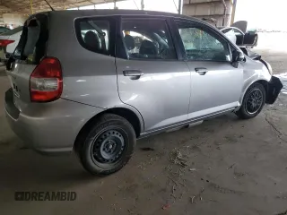 2008 Honda Fit with VIN JHMGD384X8S034358, listed as a Copart auction lot 47859435 with 0 mi miles and Salvage Title. Bid and sale history available at carsss.com. Image 3.
