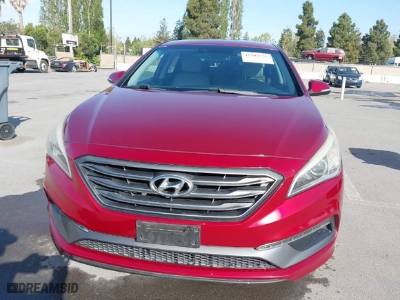 2015 Hyundai Sonata 2.4L Limited with VIN 5NPE34AF9FH251456, listed as a IAAI auction lot 42102725 with 180,488 mi miles. Bid and sale history available at carsss.com. Image 12.