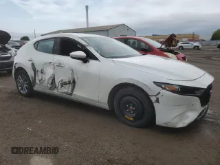 2020 Mazda 3 with VIN JM1BPBLM3L1158572, listed as a Copart auction lot 73055854 with Not provided miles and Salvage title. Bid and sale history available at DreamBid. Image 4.