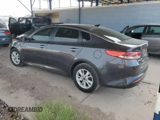 2018 Kia Optima LX z VIN KNAGT4L36J5213362, wystawiony jako Copart lot #56749365 z przebiegiem 122 662 mil mil oraz Szkoda całkowita • Salvage title. Historia ofert i sprzedaży dostępna na DreamBid. Obrazek 2.