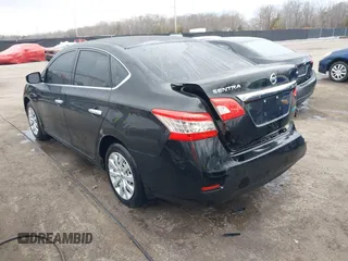2014 Nissan Sentra S with VIN 3N1AB7AP0EY321359, listed as a IAAI auction lot 41498963 with 116,819 mi miles and . Bid and sale history available at DreamBid. Image 3.