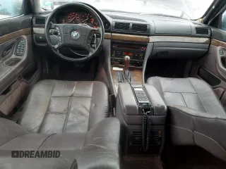 1997 BMW 7 Series 740il with VIN WBAGJ8329VDM00157, listed as a Copart auction lot 84459384 with 179,307 mi miles and Clean Title. Bid and sale history available at carsss.com. Image 8.