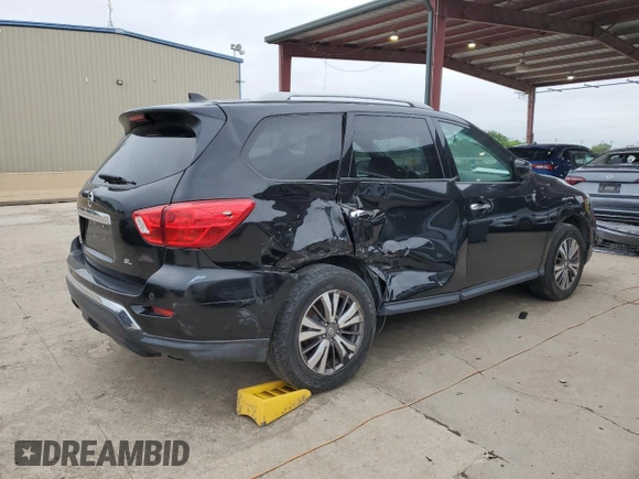 2020 Nissan Pathfinder SL with VIN 5N1DR2CN2LC578819, listed as a Copart auction lot 50802765 with 62,036 mi miles and Clean Title. Bid and sale history available at carsss.com. Image 3.