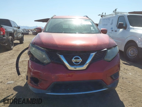 2016 Nissan Rogue SL with VIN 5N1AT2MT6GC899673, listed as a IAAI auction lot 42008141 with 164,669 mi miles and . Bid and sale history available at carsss.com. Image 12.