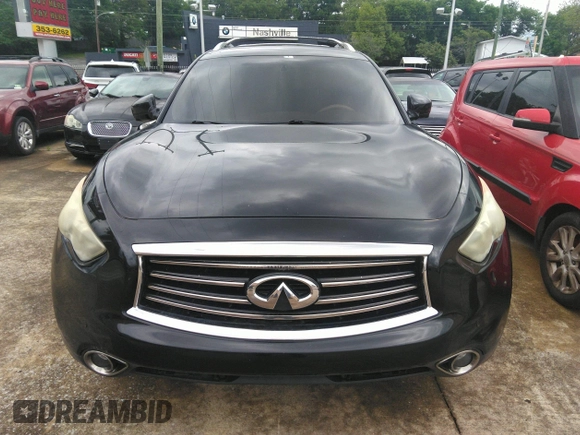 2012 Infiniti FX with VIN JN8AS1MU1CM121512, listed as a IAAI auction lot 42201447 with 285,357 mi miles. Bid and sale history available at carsss.com. Image 12.