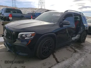 2021 Mercedes-Benz GLB with VIN W1N4M5BB0MW120037, listed as a Copart auction lot 84024314 with 30,392 mi miles and Salvage Title. Bid and sale history available at carsss.com. Image 1.