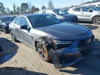 2022 Acura TLX w/A-Spec Package with VIN 19UUB5F57NA000804, listed as a IAAI auction lot 41286252 with 43,435 mi miles and . Bid and sale history available at DreamBid. Image 1.