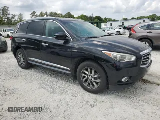 2014 Infiniti QX60 Hybrid with VIN 5N1CL0MN5EC517791, listed as a Copart auction lot 55144255 with 182,504 mi miles and Clean Title. Bid and sale history available at DreamBid. Image 4.