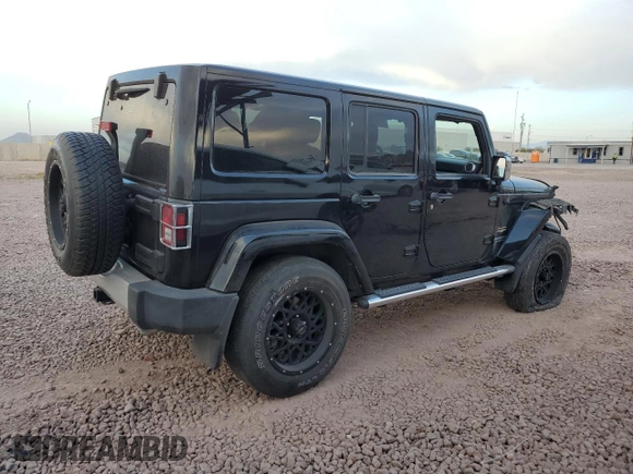 2014 Jeep Wrangler Unlimited Sahara with VIN 1C4BJWEG1EL109197, listed as a Copart auction lot 41699645 with 168,391 mi miles and Salvage Title. Bid and sale history available at carsss.com. Image 3.