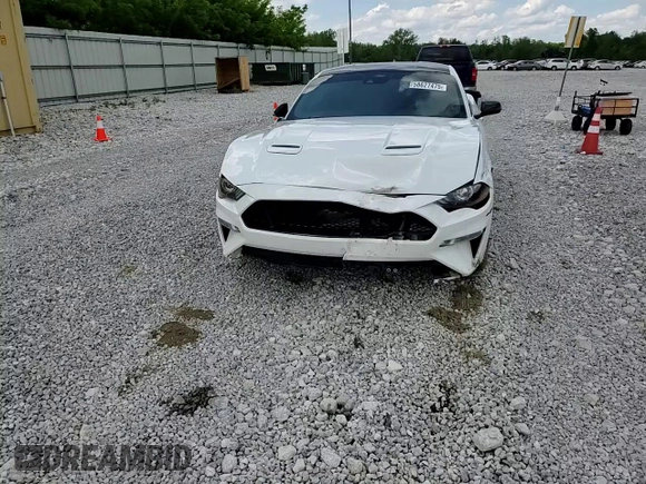 2022 Ford Mustang GT with VIN 1FA6P8CF3N5141701, listed as a Copart auction lot 58627475 with 45,348 mi miles and Salvage title. Bid and sale history available at DreamBid. Image 13.