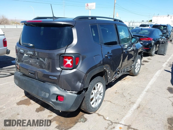 2021 Jeep Renegade Latitude with VIN ZACNJDBB8MPM28565, listed as a IAAI auction lot 41826922 with 81,949 mi miles and . Bid and sale history available at DreamBid. Image 4.