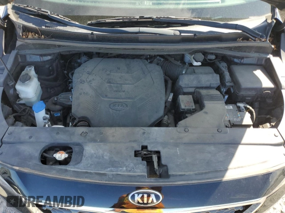 2019 Kia Sedona EX with VIN KNDMB5C15K6557130, listed as a Copart auction lot 46328325 with 83,076 mi miles and Salvage Title. Bid and sale history available at DreamBid. Image 12.