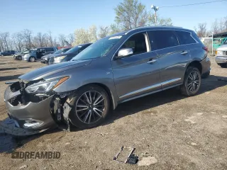 2019 Infiniti QX60 Luxe z VIN 5N1DL0MM2KC564025, wystawiony jako Copart lot #50594535 z przebiegiem 85 493 mil mil oraz Szkoda całkowita • Salvage title. Historia ofert i sprzedaży dostępna na DreamBid. Obrazek 1.