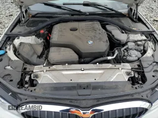 2020 BMW 3 Series 330i xDrive with VIN 3MW5R7J05L8B20595, listed as a Copart auction lot 51550985 with 0 mi miles and Salvage Title. Bid and sale history available at carsss.com. Image 12.