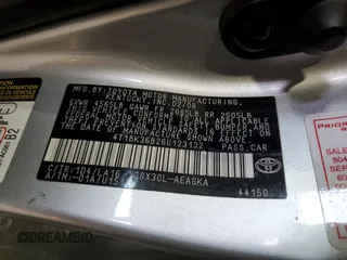 2006 Toyota Avalon XL with VIN 4T1BK36B26U123132, listed as a Copart auction lot 60963825 with 201,776 mi miles and Salvage title. Bid and sale history available at DreamBid. Image 12.