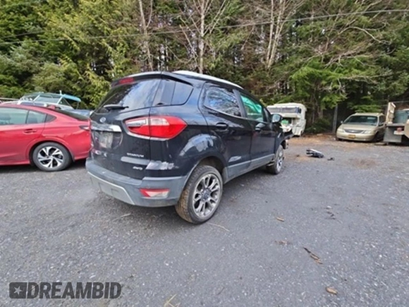 2019 Ford EcoSport Titanium with VIN MAJ6S3KLXKC287979, listed as a Copart auction lot 50271635 with 83,875 mi miles and Salvage Title. Bid and sale history available at DreamBid. Image 4.