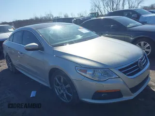 2010 Volkswagen CC with VIN WVWEU7ANXAE541722, listed as a IAAI auction lot 41825628 with 84,426 mi miles and . Bid and sale history available at DreamBid. Image 1.