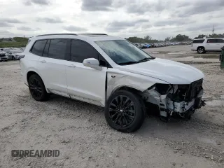 2021 Cadillac XT6 Sport with VIN 1GYKPGRS4MZ182492, listed as a Copart auction lot 75532004 with 38,081 mi miles and Salvage title. Bid and sale history available at DreamBid. Image 4.
