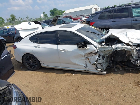 2022 Acura TLX Type S with VIN 19UUB7F03NA001688, listed as a IAAI auction lot 42406858 with Not provided miles and . Bid and sale history available at DreamBid. Image 13.