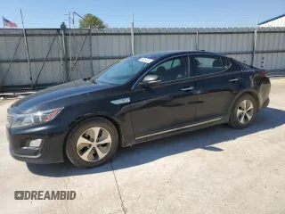 2014 Kia Optima Hybrid LX with VIN KNAGM4AD6E5065308, listed as a Copart auction lot 46619235 with 161,361 mi miles and Salvage Title. Bid and sale history available at carsss.com. Image 1.