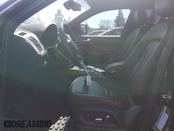 2015 Audi Q5 Premium Plus with VIN WA1LFAFP7FA109705, listed as a Copart auction lot 61877535 with 77,939 mi miles and Salvage title. Bid and sale history available at DreamBid. Image 7.